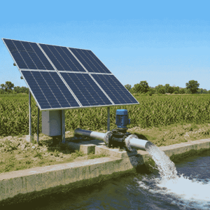 Güneş Paneli Tarımsal Sulama Sistemi Trifaze 7.5KW 10HP 10 Beygir Pompa İle